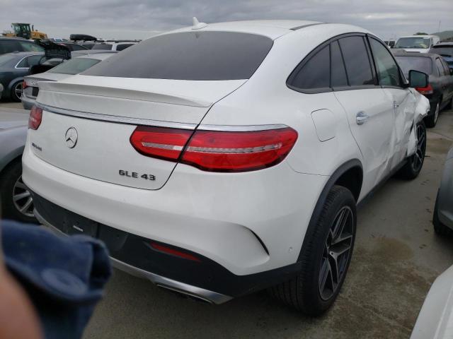 4JGED6EB8JA104668 - 2018 MERCEDES-BENZ GLE COUPE 43 AMG WHITE photo 3