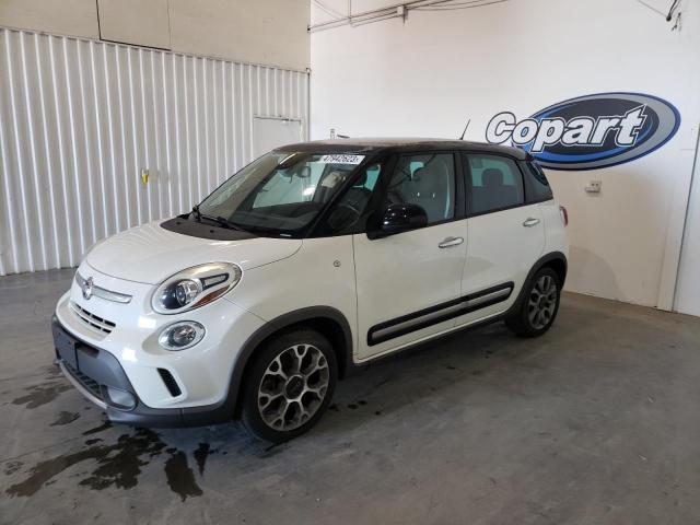 ZFBCFADH0EZ029571 - 2014 FIAT 500L TREKKING WHITE photo 1