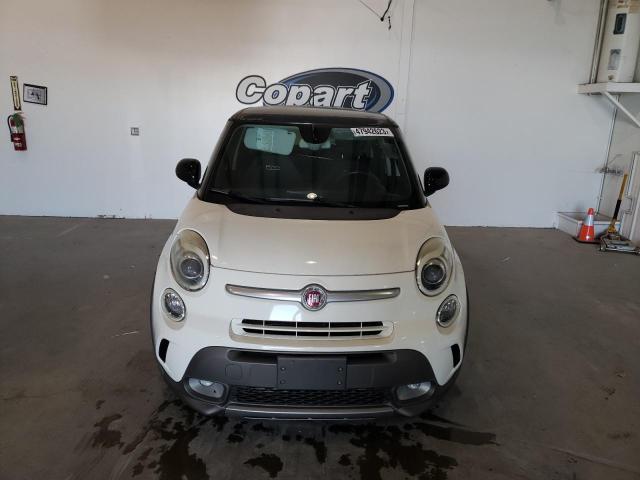 ZFBCFADH0EZ029571 - 2014 FIAT 500L TREKKING WHITE photo 5