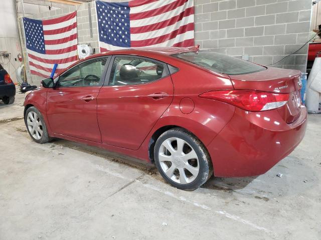 KMHDH4AE3CU347813 - 2012 HYUNDAI ELANTRA GLS RED photo 2