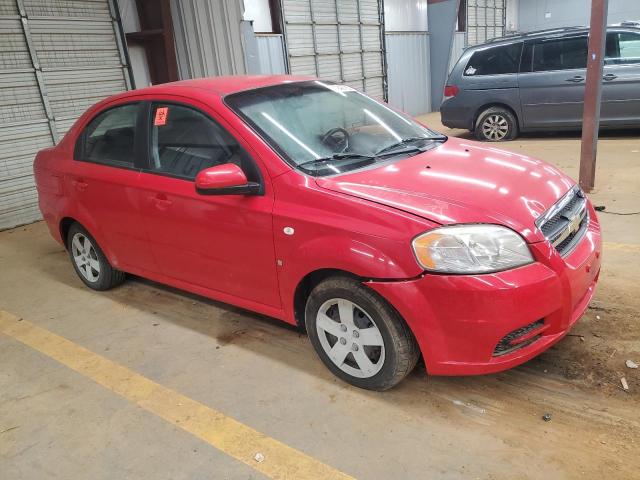 KL1TD566X7B168714 - 2007 CHEVROLET AVEO BASE 红色 照片 4