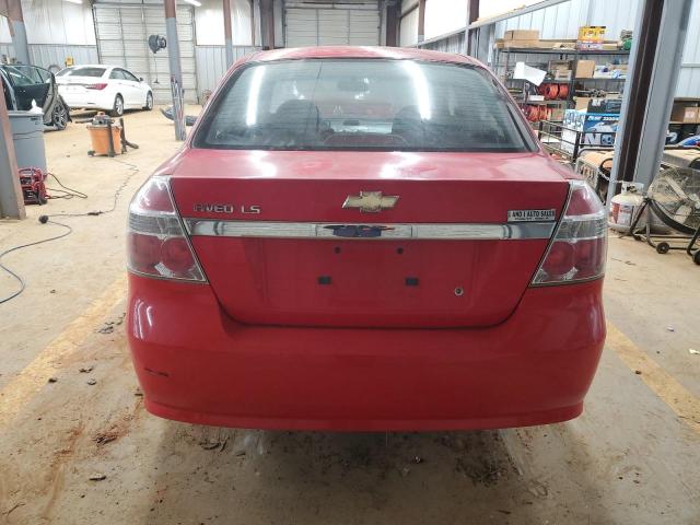 KL1TD566X7B168714 - 2007 CHEVROLET AVEO BASE 红色 照片 6