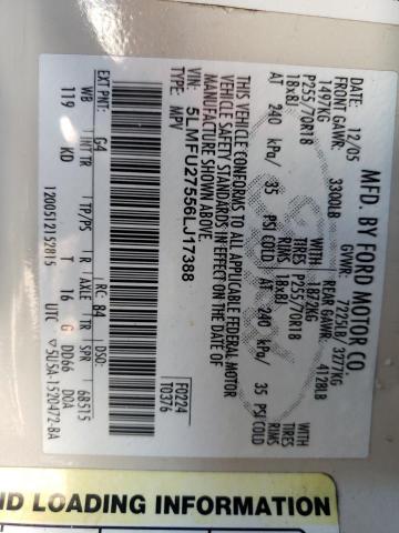 5LMFU27556LJ17388 - 2006 LINCOLN NAVIGATOR ბეჟი ფოტო 13