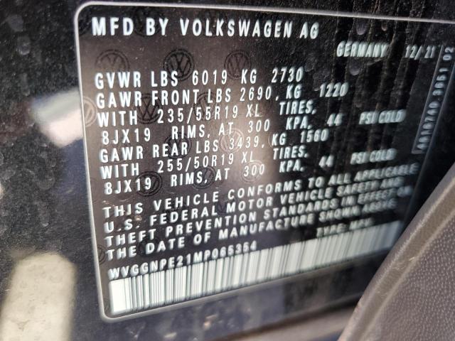 WVGGNPE21MP065354 - 2021 VOLKSWAGEN ID.4 PRO S შავი ფოტო 13