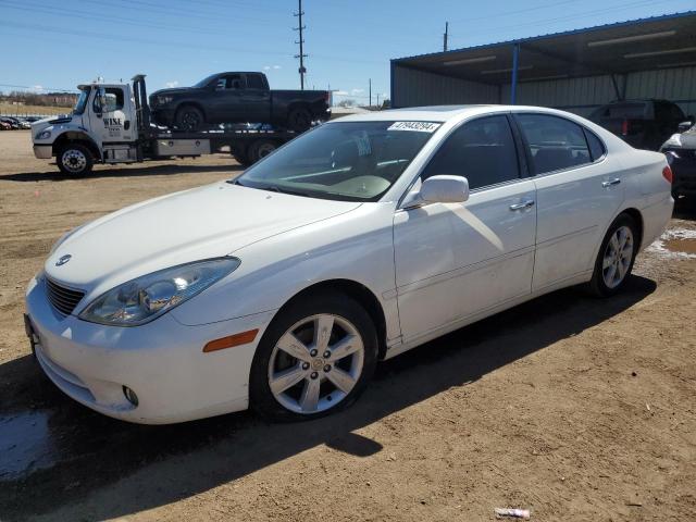 JTHBA30G655071605 - 2005 LEXUS ES 330 WHITE photo 1