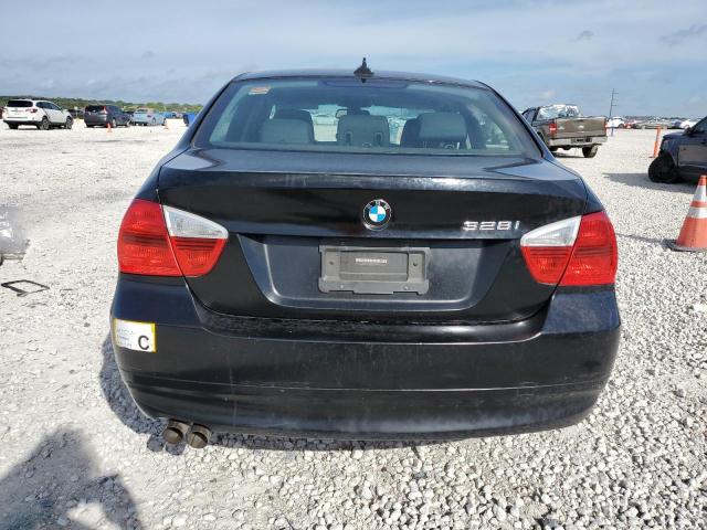 WBAVC53507FZ81436 - 2007 BMW 328 I SULEV BLACK photo 6