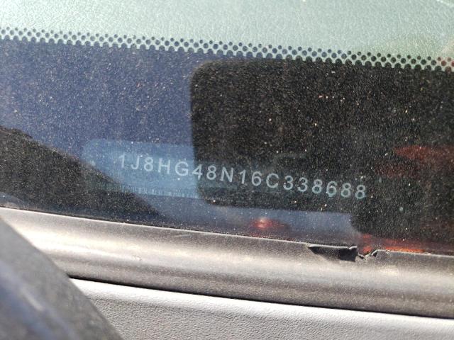 1J8HG48N16C338688 - 2006 JEEP COMMANDER 红色 照片 12