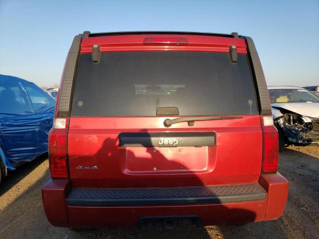 1J8HG48N16C338688 - 2006 JEEP COMMANDER RED photo 6