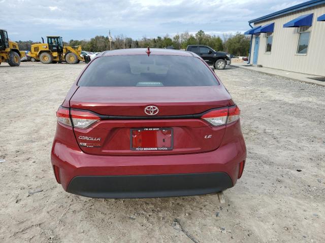 5YFB4MDE6RP088310 - 2024 TOYOTA COROLLA LE RED photo 6