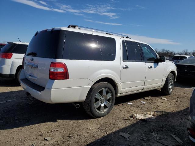 1FMJK2A51AEA48093 - 2010 FORD EXPEDITION EL LIMITED WHITE photo 3