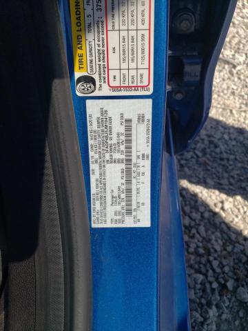 3FADP4BJ5JM104126 - 2018 FORD FIESTA SE BLUE photo 12