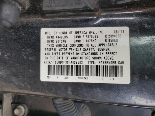 19UUB1F39FA029603 - 2015 ACURA TLX BLACK photo 13