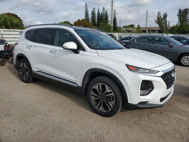 5NMS53AA3KH128724 - 2019 HYUNDAI SANTA FE LIMITED WHITE photo 4