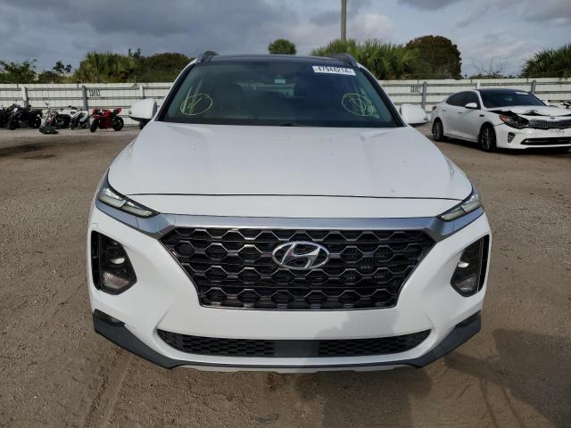 5NMS53AA3KH128724 - 2019 HYUNDAI SANTA FE LIMITED WHITE photo 5