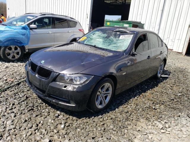 WBAVC73578KP38260 - 2008 BMW 328 XI SULEV BLACK photo 1