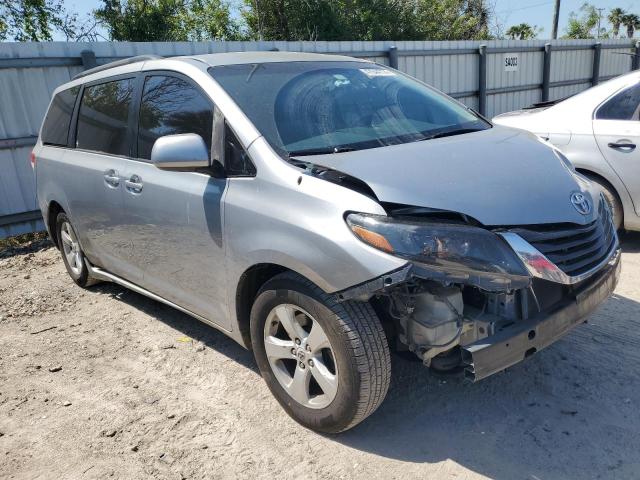 5TDKK3DC0BS045223 - 2011 TOYOTA SIENNA LE SILVER photo 4