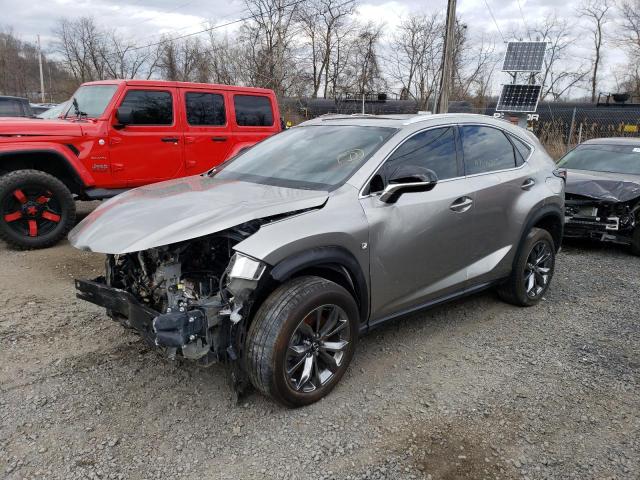 JTJSARBZXM2182030 - 2021 LEXUS NX 300 BASE ვერცხლისფერი ფოტო 1