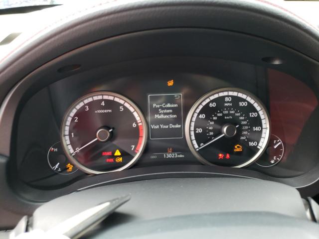 JTJSARBZXM2182030 - 2021 LEXUS NX 300 BASE ვერცხლისფერი ფოტო 9