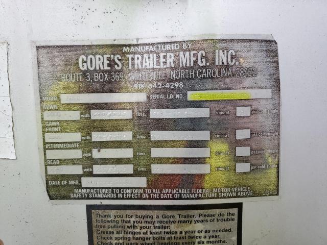 1G9HP1022LW014810 - 1989 BLMR TRAILER WHITE photo 9