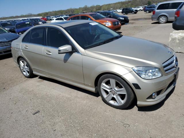 WDDGF8BB6AF420375 - 2010 MERCEDES-BENZ C 300 4MATIC BEIGE photo 4