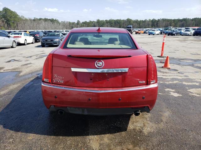 1G6DJ5EV8A0130662 - 2010 CADILLAC CTS PERFORMANCE COLLECTION Қызыл фото 6