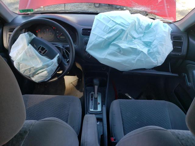 1HGES16355L008965 - 2005 HONDA CIVIC DX VP RED photo 8