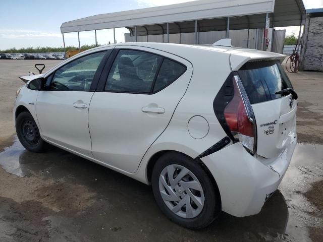 JTDKDTB3XF1114077 - 2015 TOYOTA PRIUS C WHITE photo 2