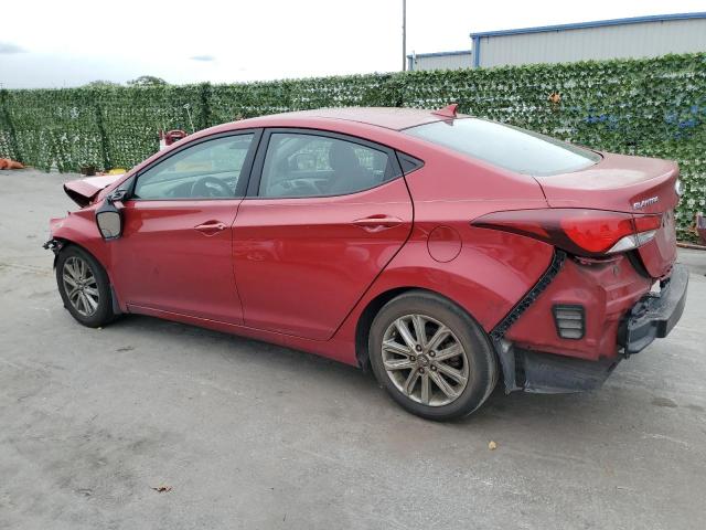 KMHDH4AE0FU377436 - 2015 HYUNDAI ELANTRA SE RED photo 2