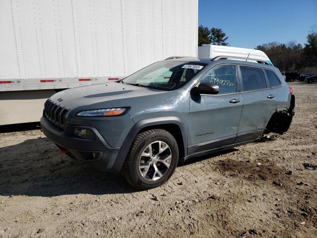 1C4PJMBS5EW255961 - 2014 JEEP CHEROKEE TRAILHAWK GRAY photo 1