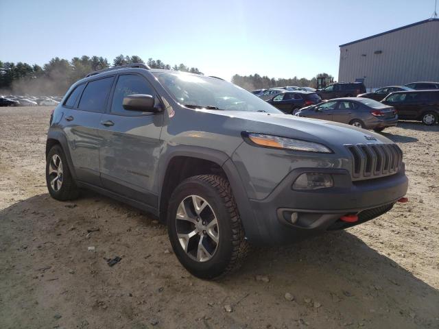 1C4PJMBS5EW255961 - 2014 JEEP CHEROKEE TRAILHAWK GRAY photo 4