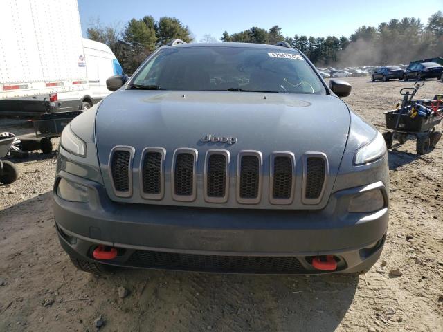 1C4PJMBS5EW255961 - 2014 JEEP CHEROKEE TRAILHAWK GRAY photo 5