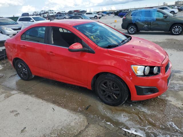 1G1JC5SH8E4161863 - 2014 CHEVROLET SONIC LT RED photo 4