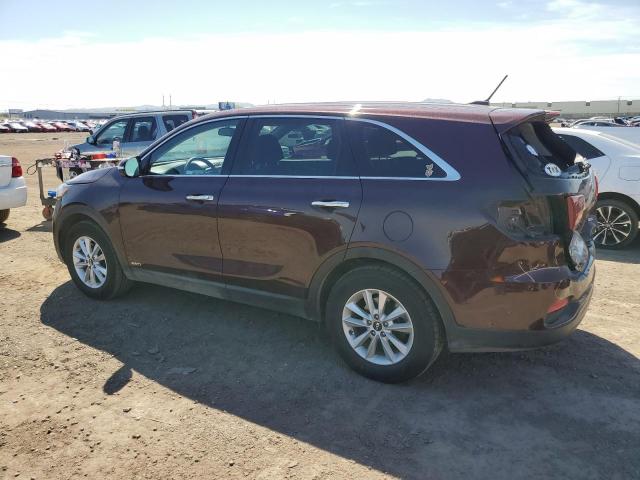 5XYPGDA39KG541149 - 2019 KIA SORENTO L BURGUNDY photo 2