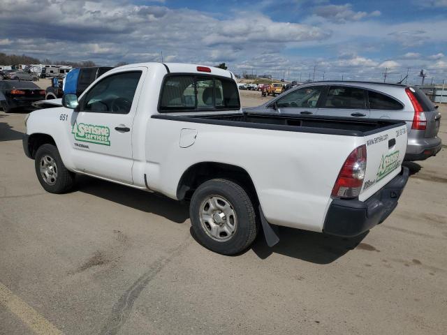 5TENX4CN4AZ681765 - 2010 TOYOTA TACOMA WHITE photo 2