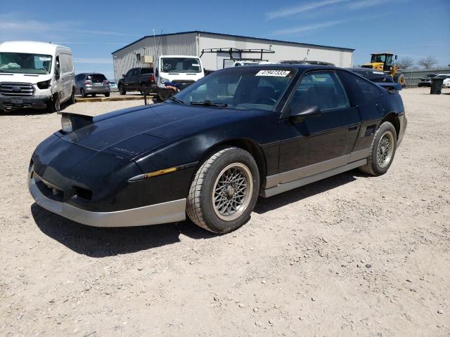 1G2PG9798GP281621 - 1986 PONTIAC FIERO GT BLACK photo 1