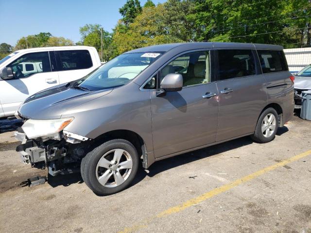 JN8AE2KP7F9121774 - 2015 NISSAN QUEST S GRAY photo 1