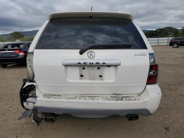 2HNYD189X4H541942 - 2004 ACURA MDX TOURING WHITE photo 6