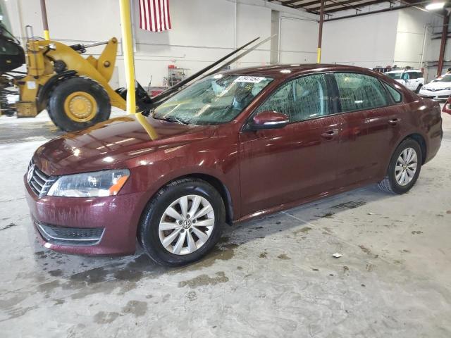 1VWAH7A34CC067781 - 2012 VOLKSWAGEN PASSAT S BURGUNDY photo 1