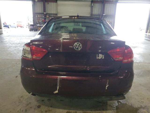 1VWAH7A34CC067781 - 2012 VOLKSWAGEN PASSAT S BURGUNDY photo 6