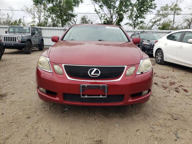 JTHCH96S060006262 - 2006 LEXUS GS 300 RED photo 5