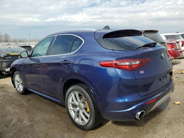 ZASPAKBN0M7D09245 - 2021 ALFA ROMEO STELVIO TI BLUE photo 2