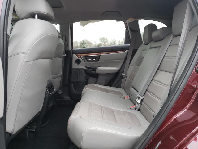 2HKRW2H95KH613855 - 2019 HONDA CR-V TOURING BURGUNDY photo 11