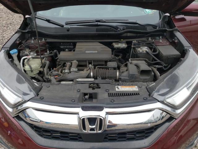 2HKRW2H95KH613855 - 2019 HONDA CR-V TOURING BURGUNDY photo 12