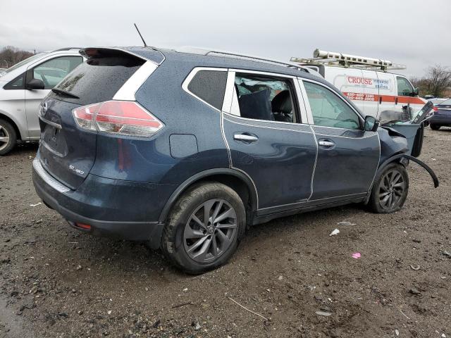 5N1AT2MV9GC829800 - 2016 NISSAN ROGUE S BLUE photo 3