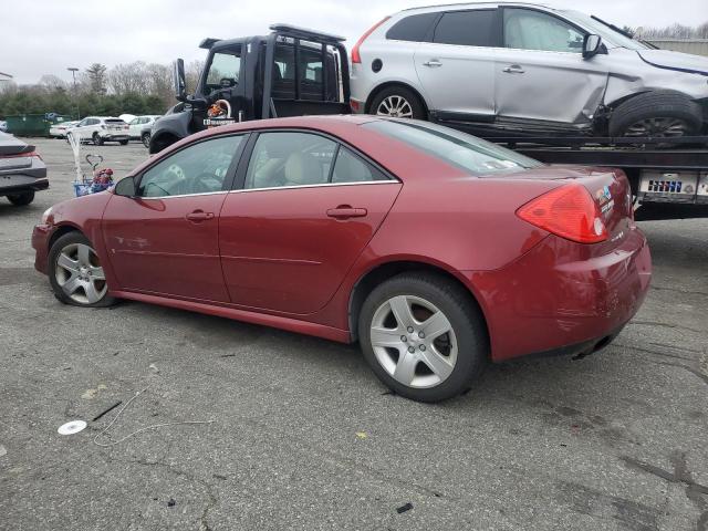 1G2ZJ57B494274949 - 2009 PONTIAC G6 RED photo 2