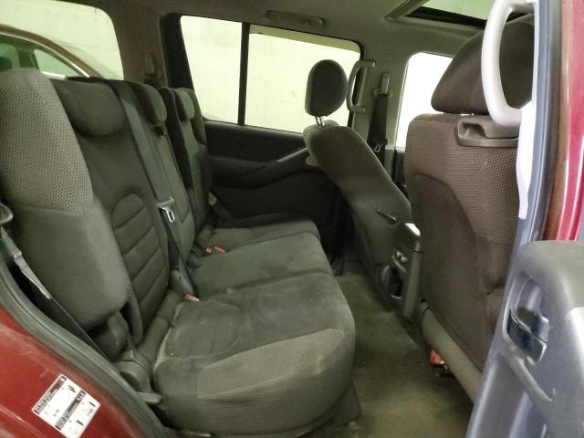 5N1AR18W05C757362 - 2005 NISSAN PATHFINDER LE მუქწითელი ფოტო 10