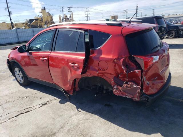 2T3ZFREV3EW082579 - 2014 TOYOTA RAV4 LE RED photo 2