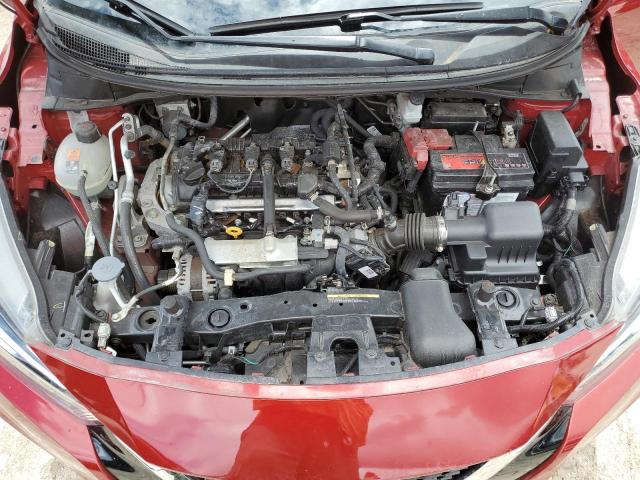 3N1CN8EV0ML855455 - 2021 NISSAN VERSA SV RED photo 11