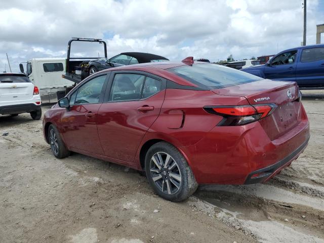 3N1CN8EV0ML855455 - 2021 NISSAN VERSA SV RED photo 2