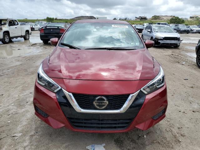 3N1CN8EV0ML855455 - 2021 NISSAN VERSA SV RED photo 5